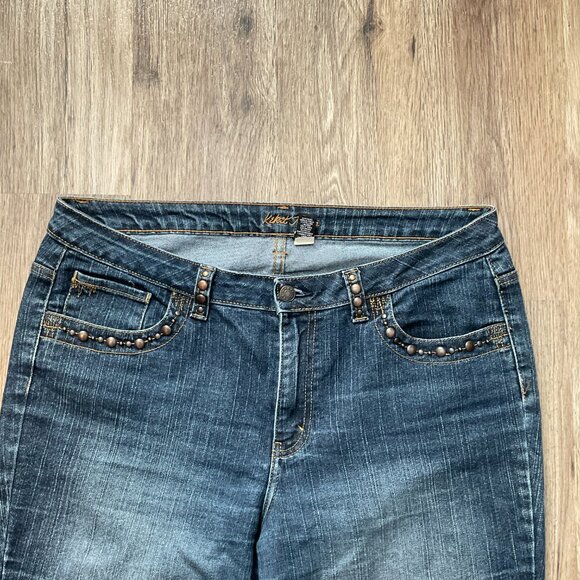 KeKit Vintage‎ Retro Denim Blue Jeans Bootcut Size 14 - Picture 3 of 7